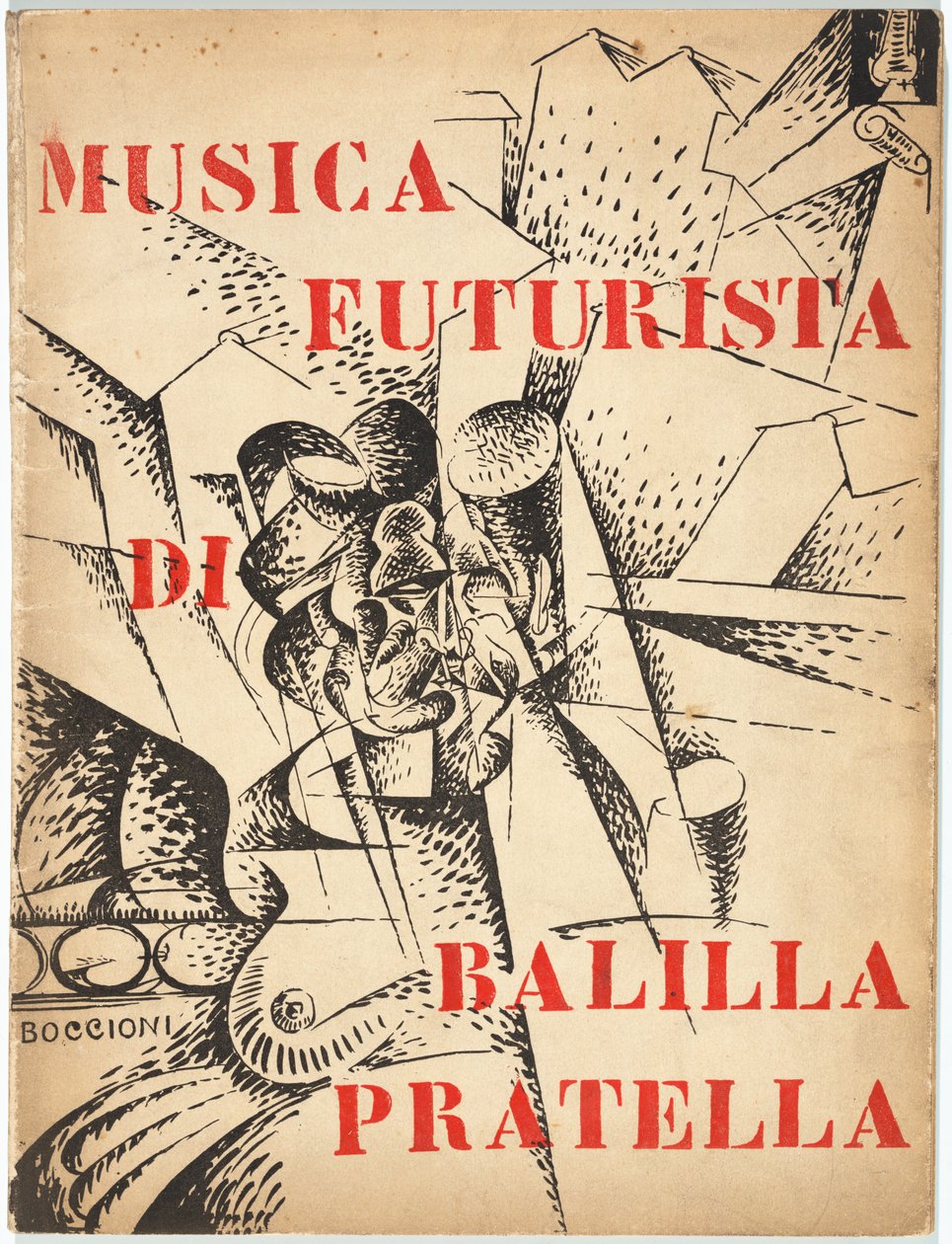 Música futurista para orquestra de Umberto Boccioni, Francesco Balilla Pratella