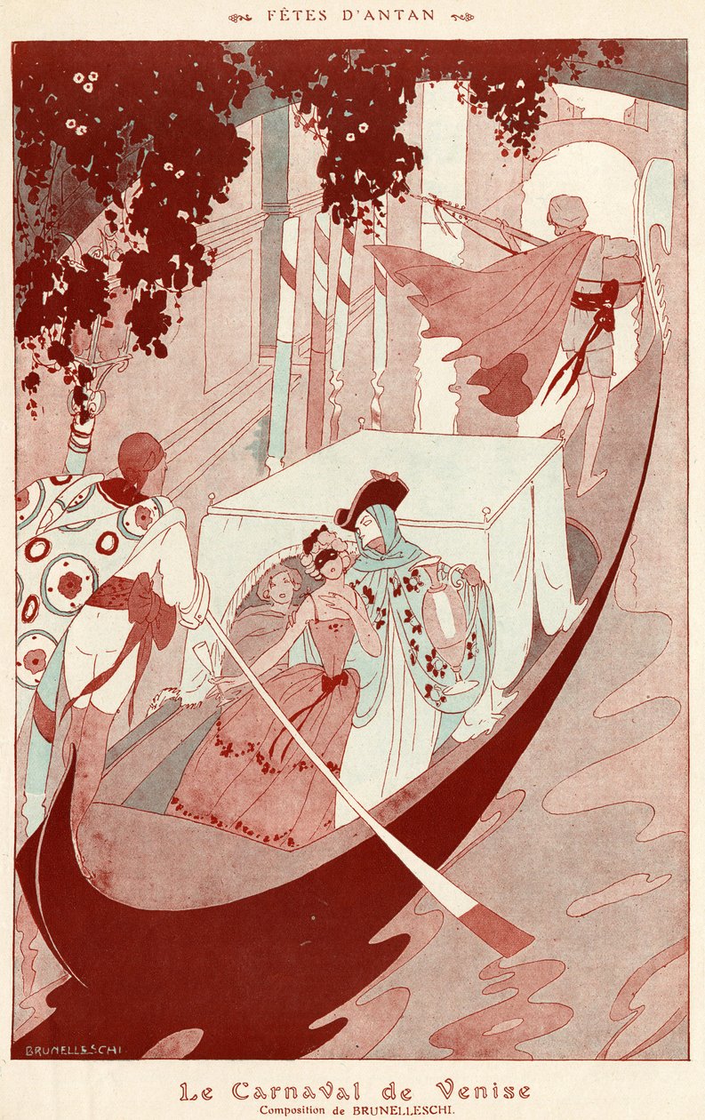 O Carnaval de Veneza de Umberto Brunelleschi