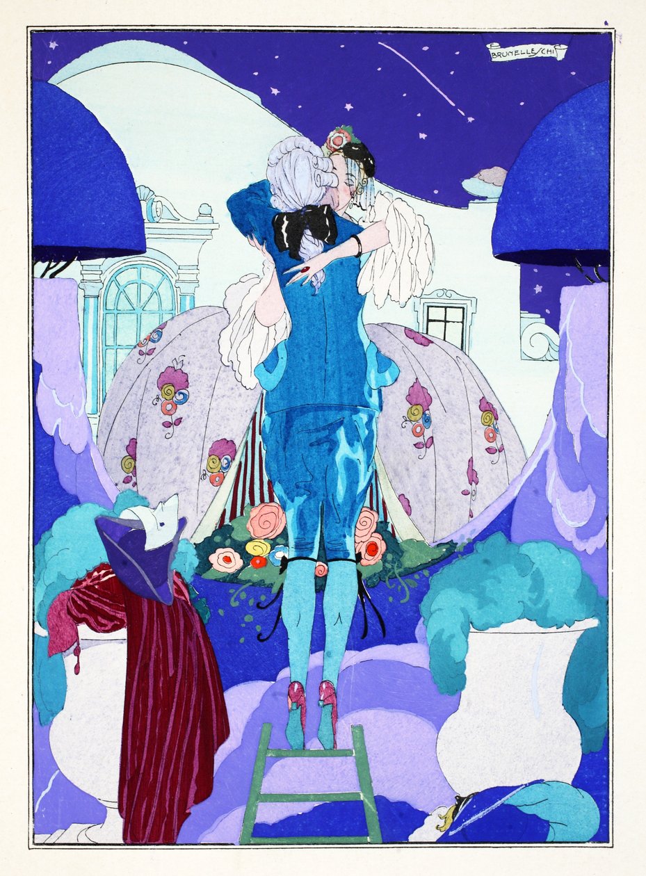 O beijo na escada de Umberto Brunelleschi