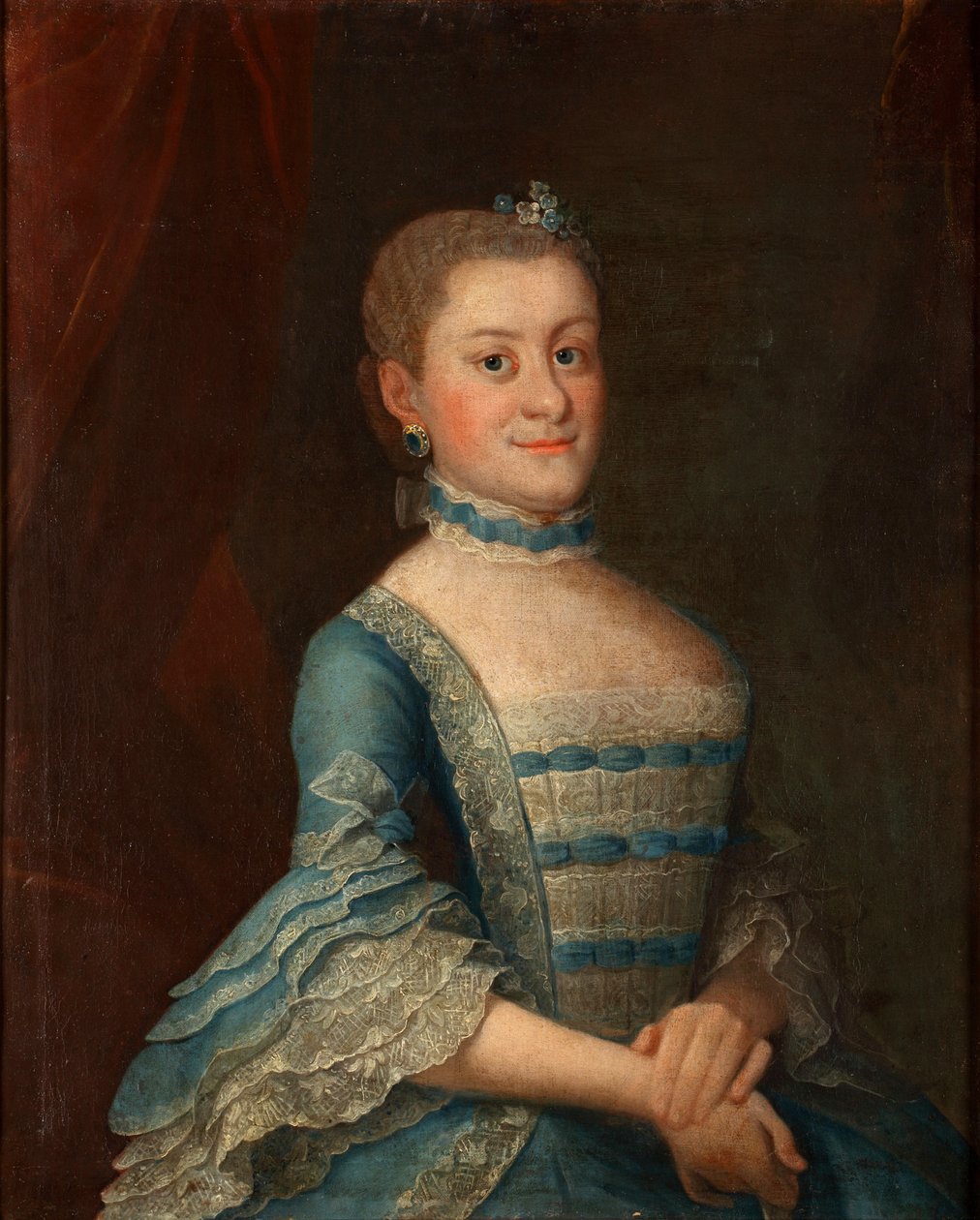 Retrato de Teresa Carolina Radziwill (Tereza Karalina Radzivil) do género Zhavuskih (Žavuski) de Unbekannt Unbekannt