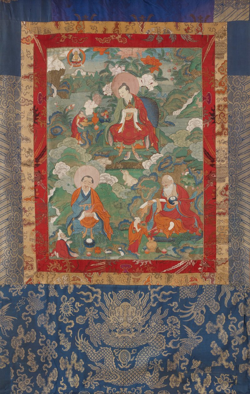 Arhats Rahula, Cudapanthaka e Pindola de Unbekannt Unbekannt