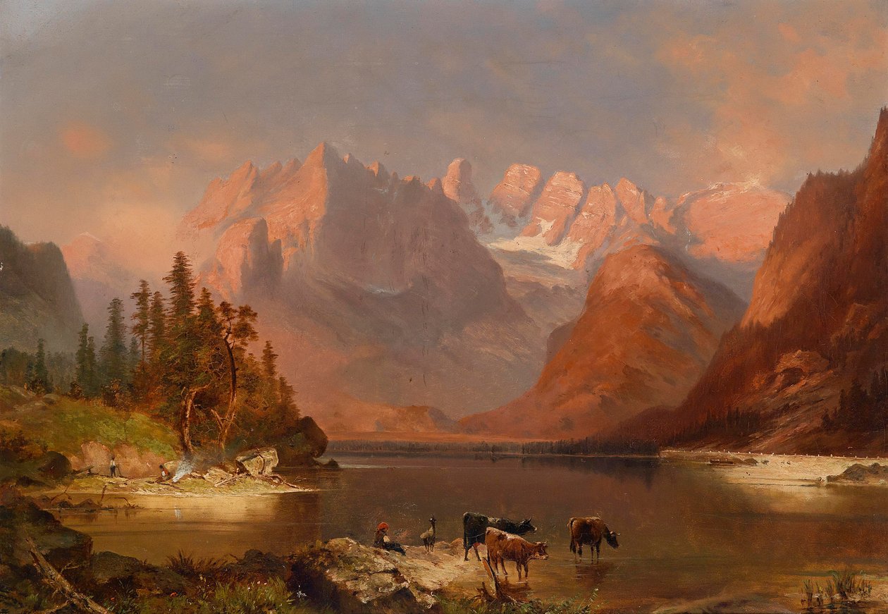 Vista do Dürensee com Cristallo de Unbekannt Unbekannt