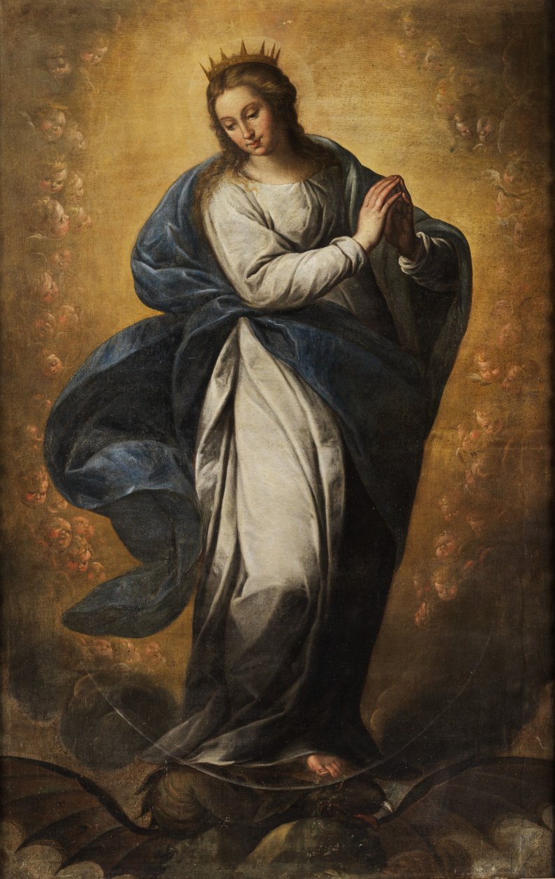 Btende Mondsichelmadonna. de Unbekannt Unbekannt