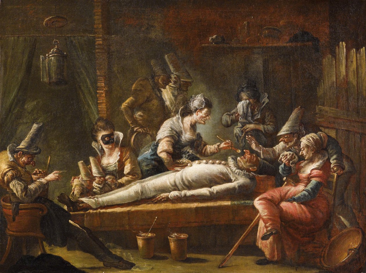 A morte de Pulcinella de Unbekannt Unbekannt