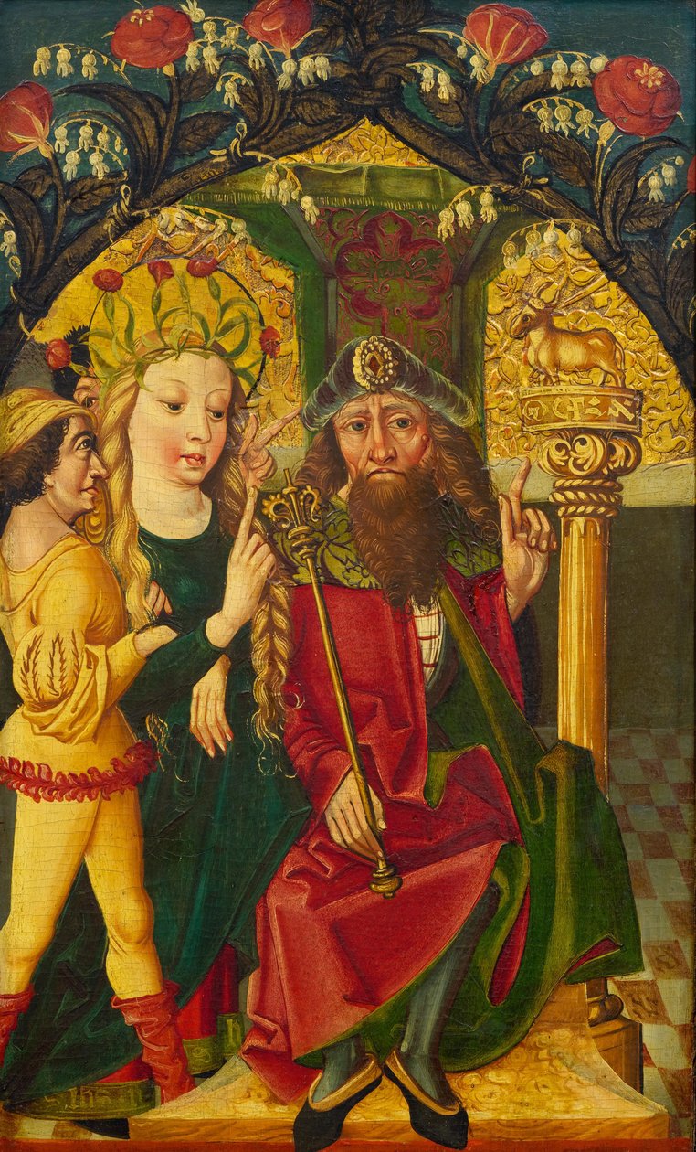 Santa Inês de Roma nega idolatria de Unbekannt Unbekannt