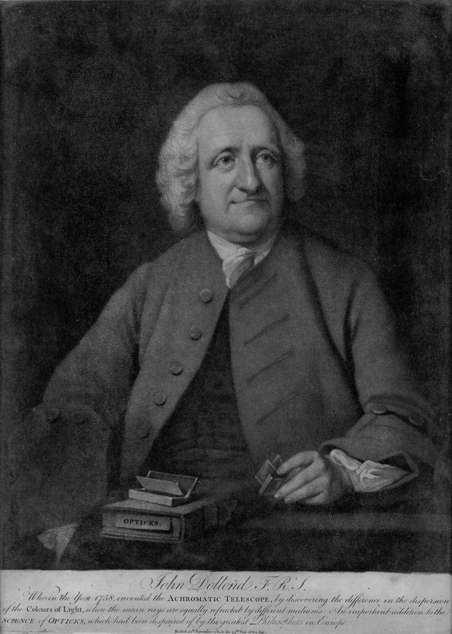 Gravura de John Dollond FRS de Unbekannt Unbekannt