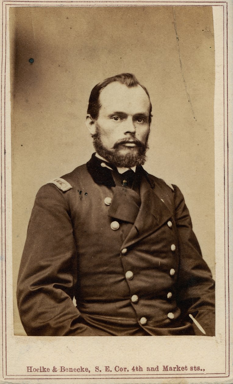 Meio comprimento, retrato, de, um, homem uniforme de Unbekannt Unbekannt