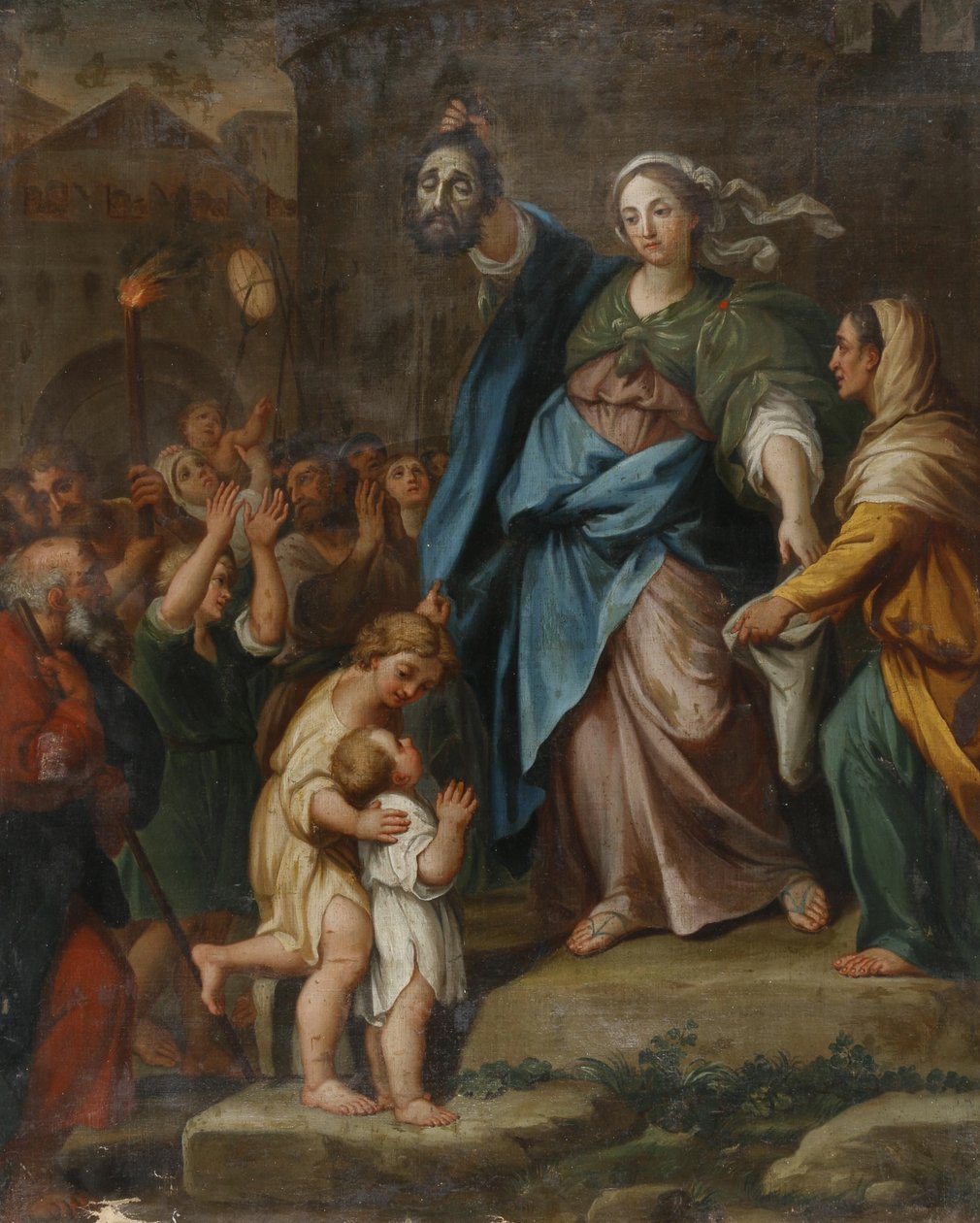 Judith apresenta a cabeça de Holofernes de Unbekannt Unbekannt