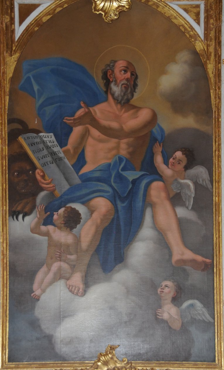 Pintura de São Marcos em Tibães, Braga, Portugal de Unbekannt Unbekannt