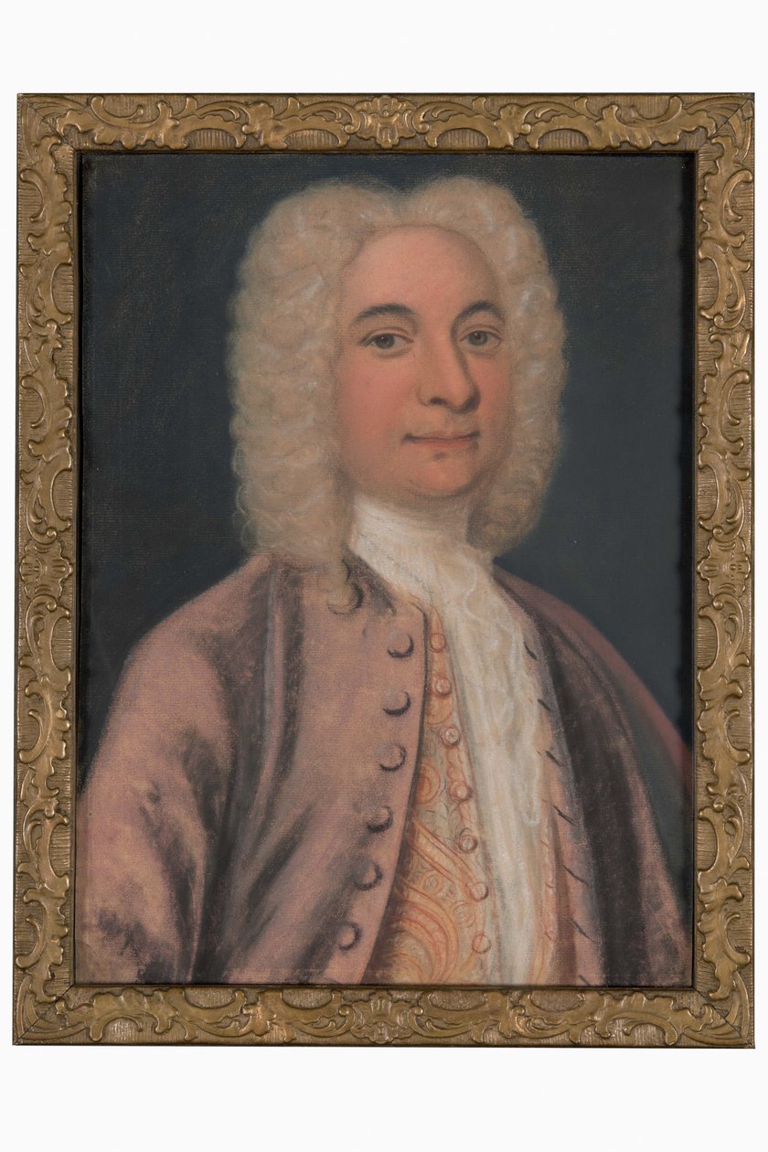 Pastel retrato de um homem de Unbekannt Unbekannt