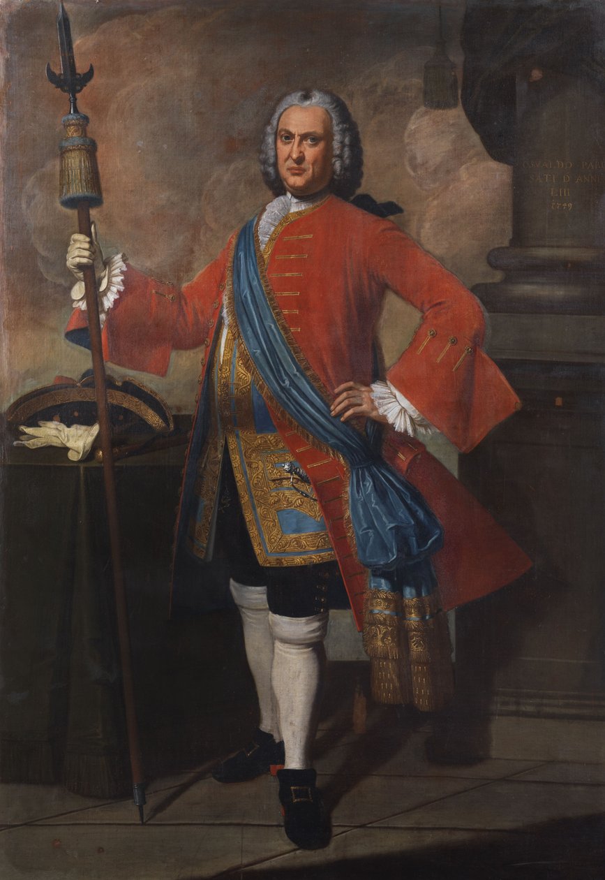 Retrato de Osvaldo Parus de Gardehauptmann de Unbekannt Unbekannt