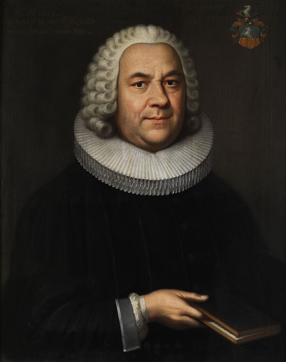Retrato do teólogo Jeremias Friedrich Reuss (1700-1777), professor de teologia em Copenhague. de Unbekannt Unbekannt