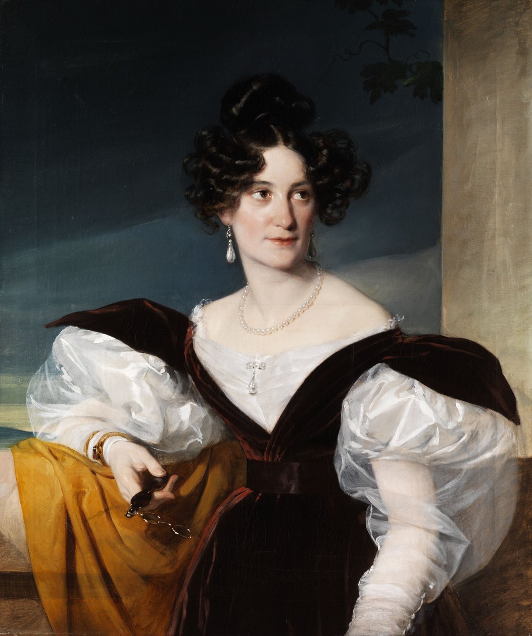 Retrato, de, um, senhora, com, lorgnon de Unbekannt Unbekannt