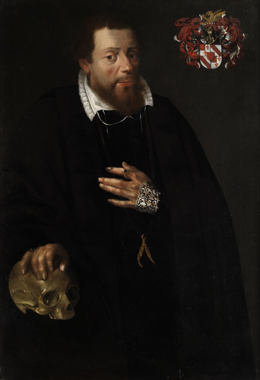 Retrato de um cavalheiro. de Unbekannt Unbekannt