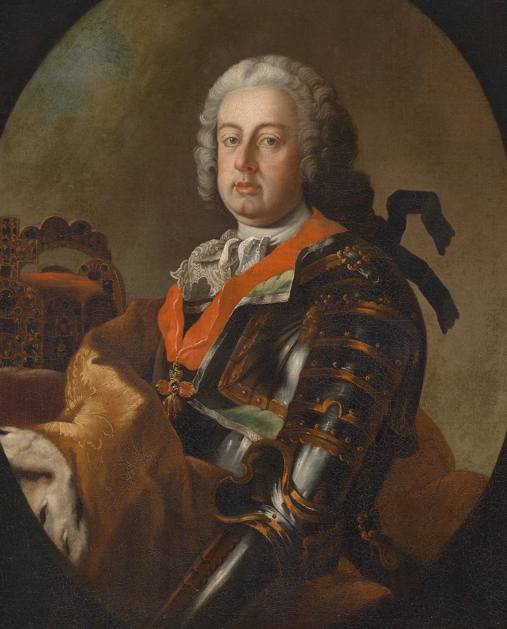 Retrato do imperador Francisco I (1708-1765) de Unbekannt Unbekannt