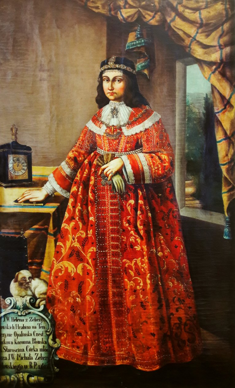 Retrato de Helena Opalińska ou Zebrzydowska. de Unbekannt Unbekannt