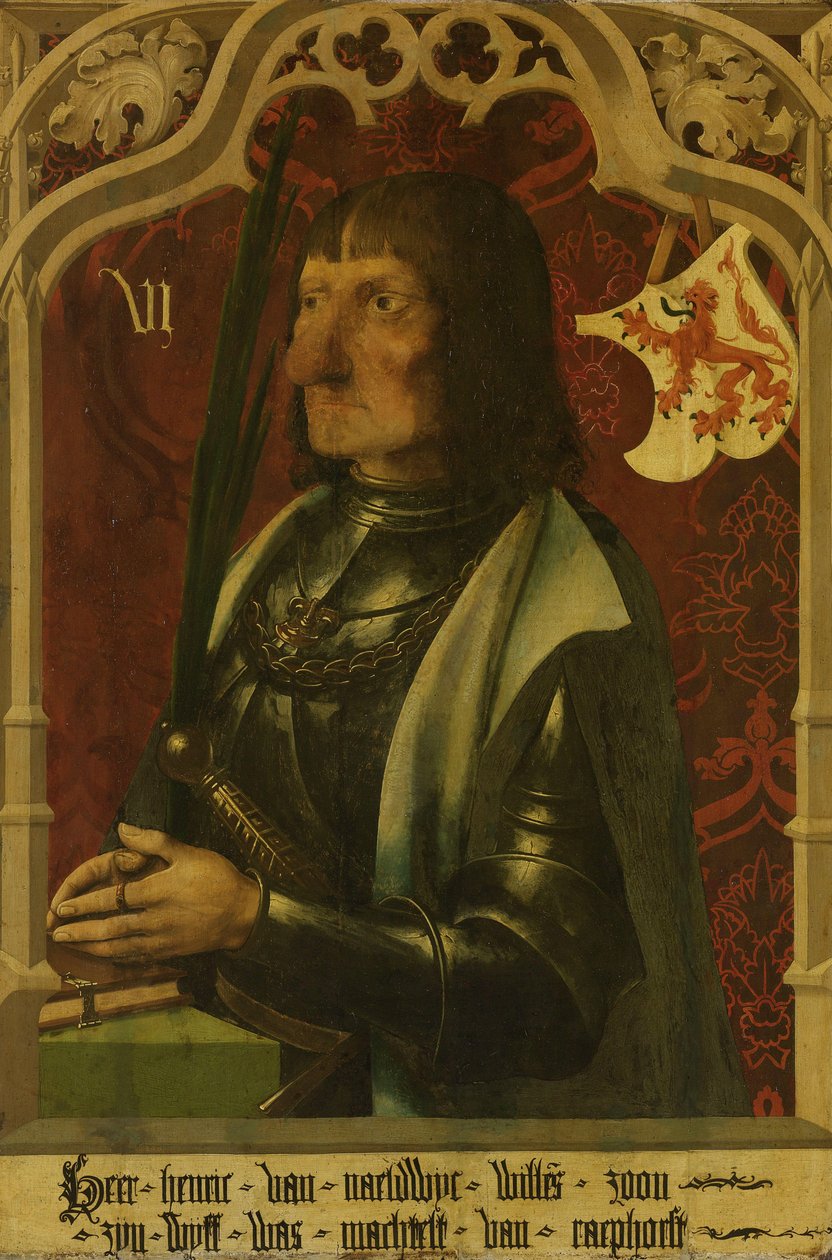 Retrato de Hendrik IV van Naaldwijk (c. 1430-96) de Unbekannt Unbekannt