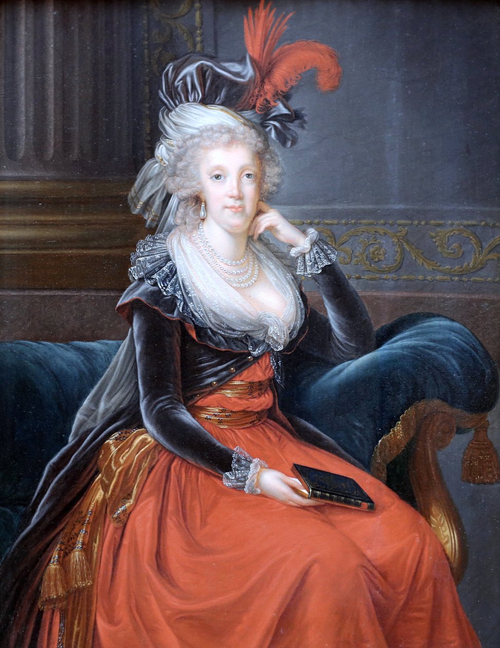 Retrato de Maria Carolina da Áustria (1752-1814), Rainha consorte de Nápoles de Unbekannt Unbekannt