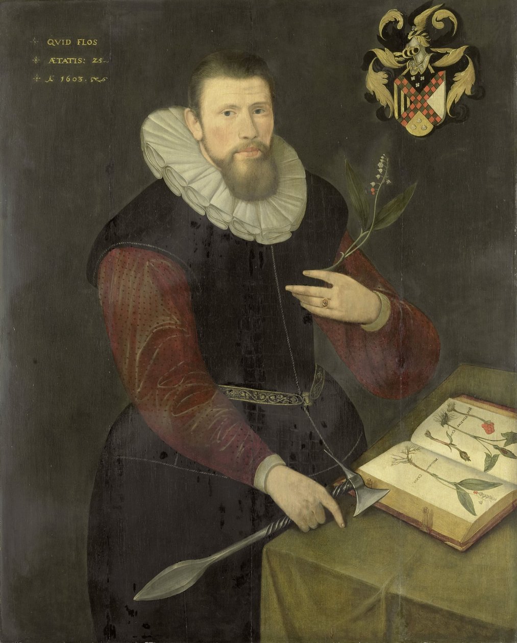 Retrato de um botânico de Unbekannt Unbekannt