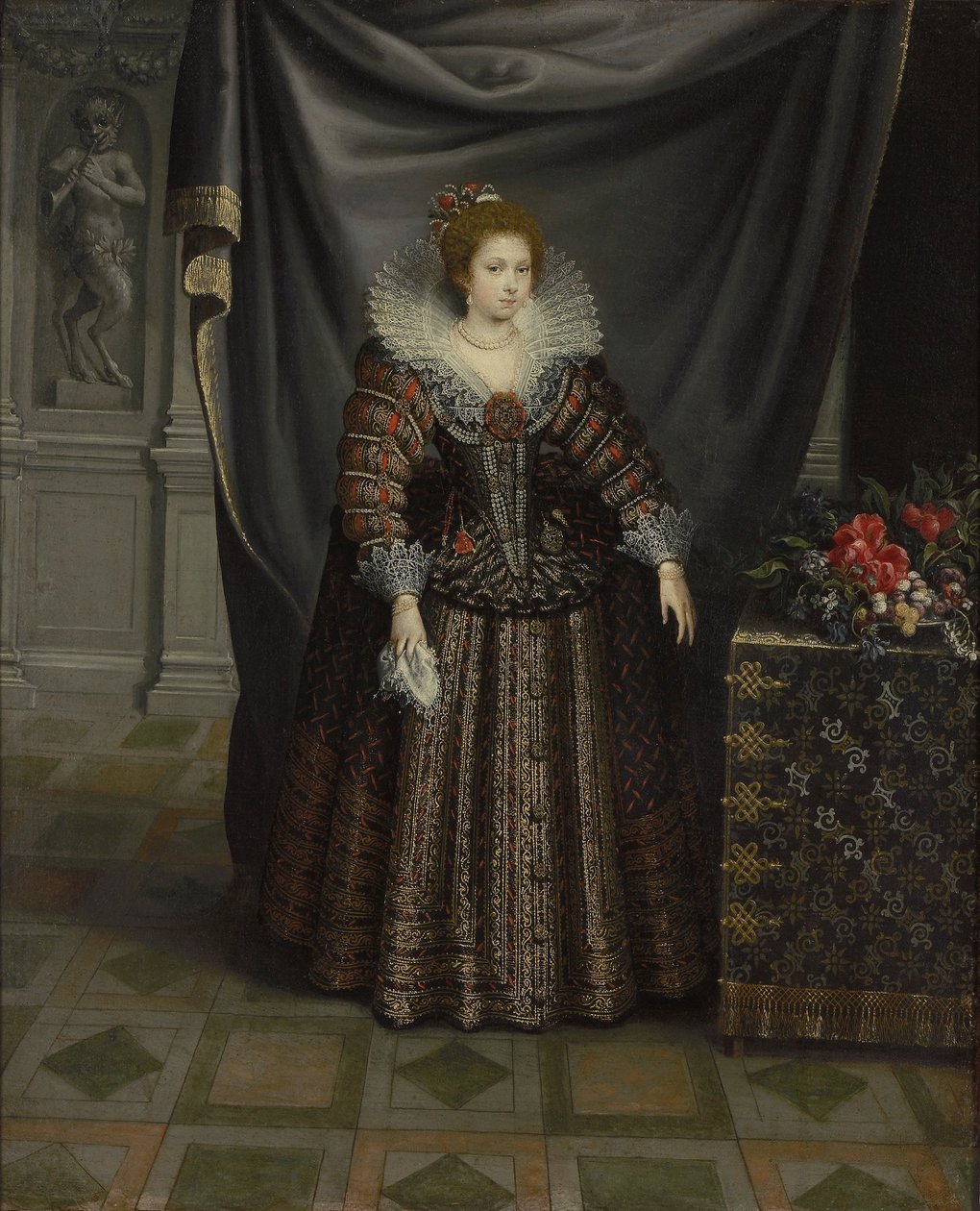 Retrato de uma senhora de Unbekannt Unbekannt