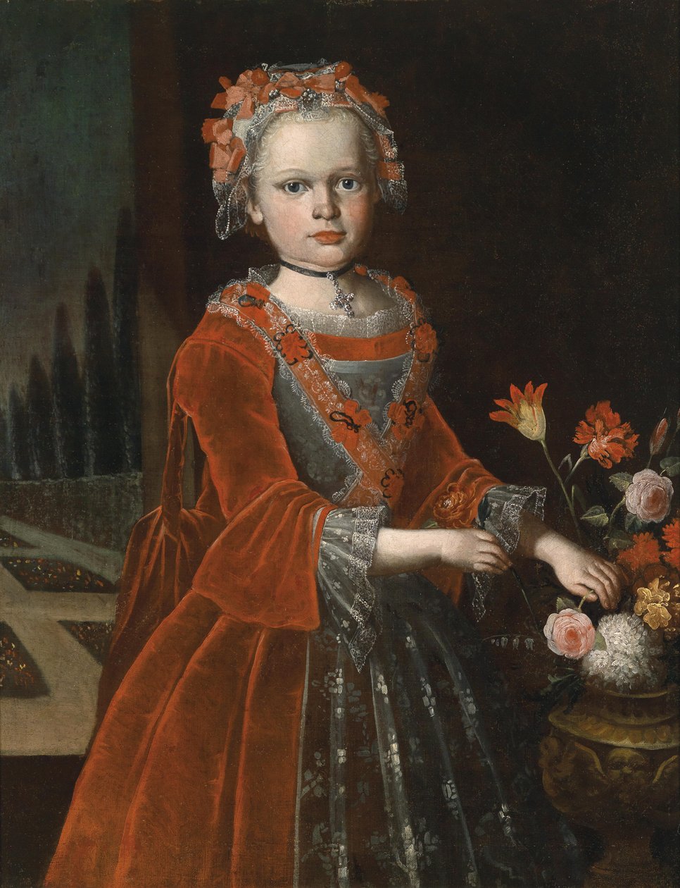 Retrato de uma menina de Unbekannt Unbekannt