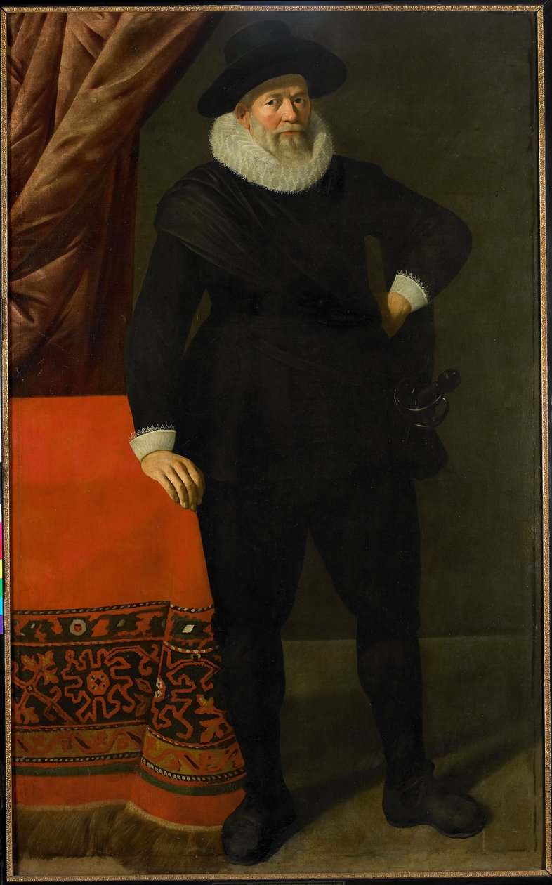 Retrato de um homem. óleo sobre tela QS médio de Unbekannt Unbekannt