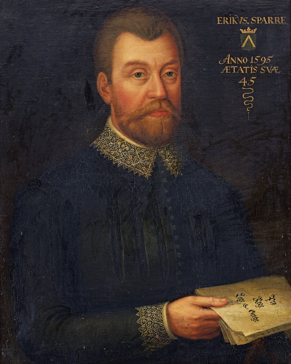Retrato representando o Conselho Parlamentar Sueco Erik Sparre af Rossvik de Unbekannt Unbekannt