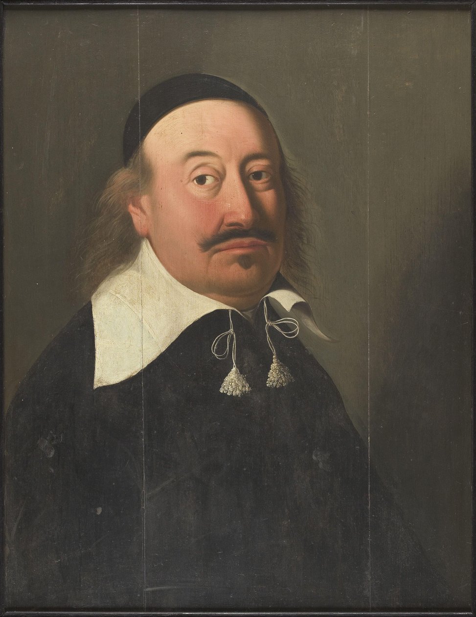 Professor Petrus Moll 1647-1669 óleo no painel de Unbekannt Unbekannt