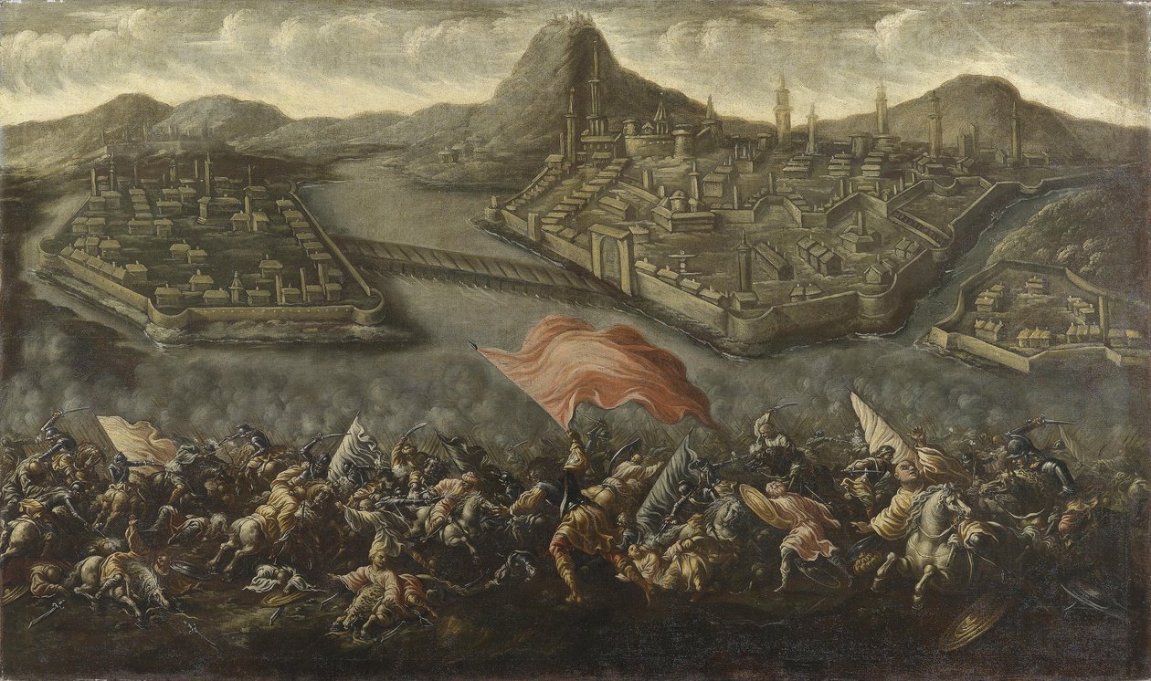 Cena de batalha antes de Buda e Praga de Unbekannt Unbekannt