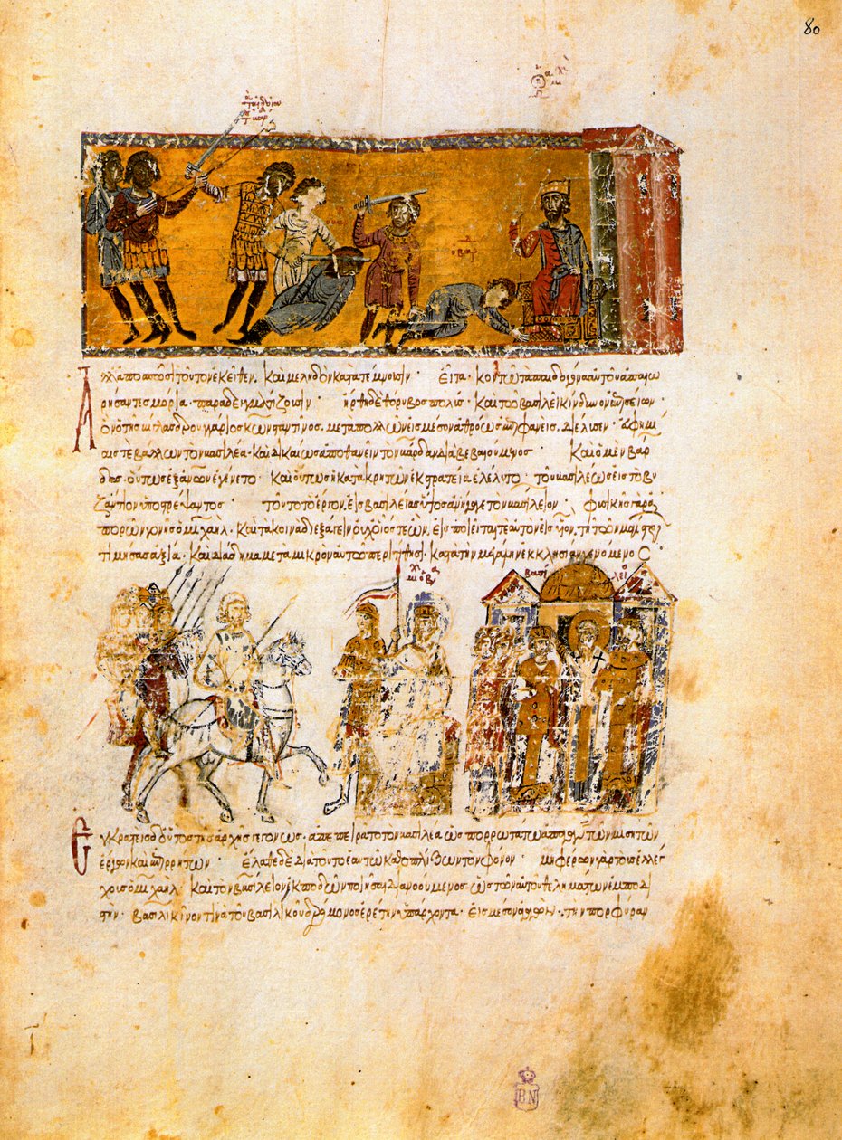 Skyllitzes Matritensis, cheio. 80r. de Unbekannt Unbekannt
