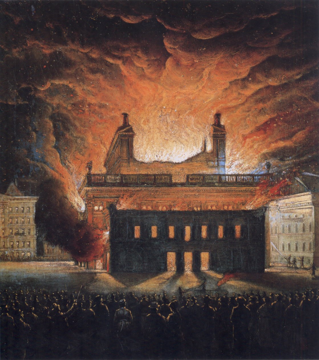 Fogo de teatro no século 19 de Unbekannt Unbekannt