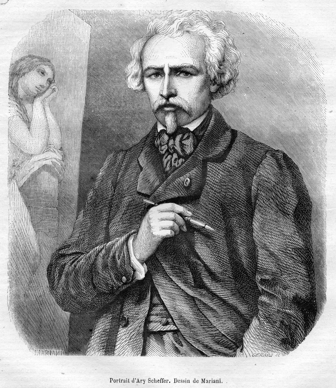 retrato gravado de Unbekannt Unbekannt