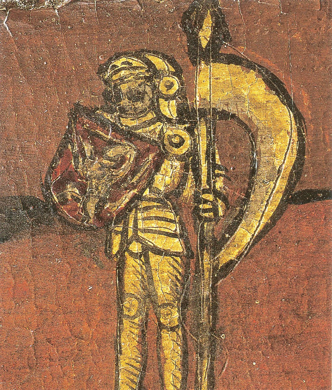 Mais antiga representação colorida do brasão de armas da cidade Schwäbisch Gmünd. de Unbekannt Unbekannt