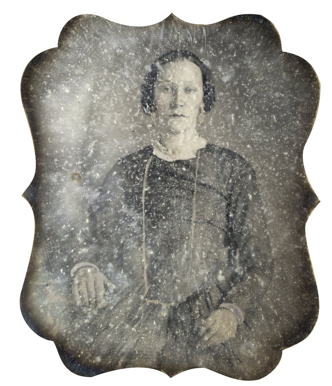 (Sem título) (Retrato de uma mulher) de Unbekannt Unbekannt