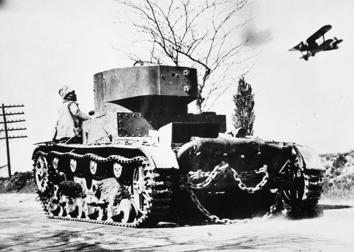 Um lealista Tank Heads para a linha de frente, Madrid de Unbekannt Unbekannt