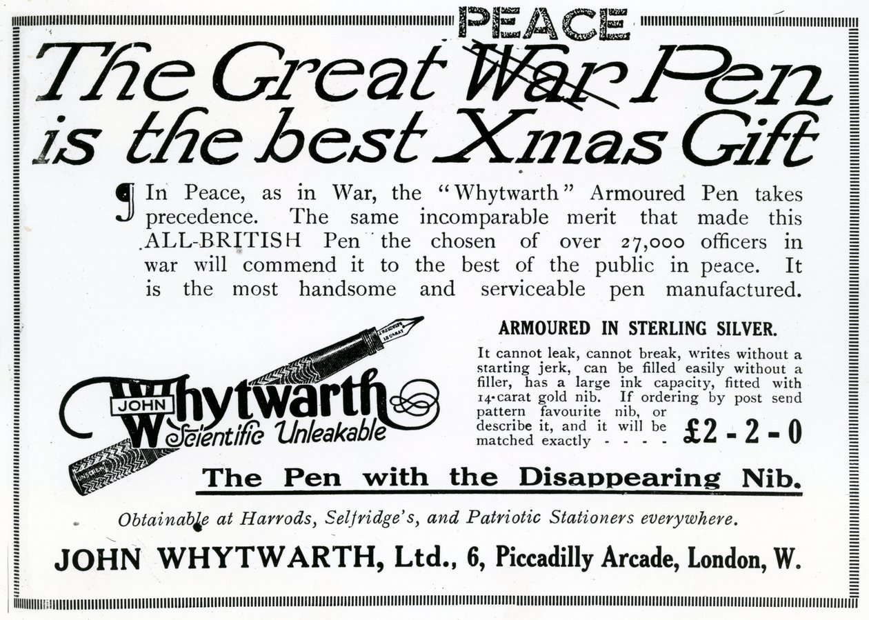 &39;A Caneta da Grande Guerra é o melhor presente de Natal&39; de Unbekannt Unbekannt