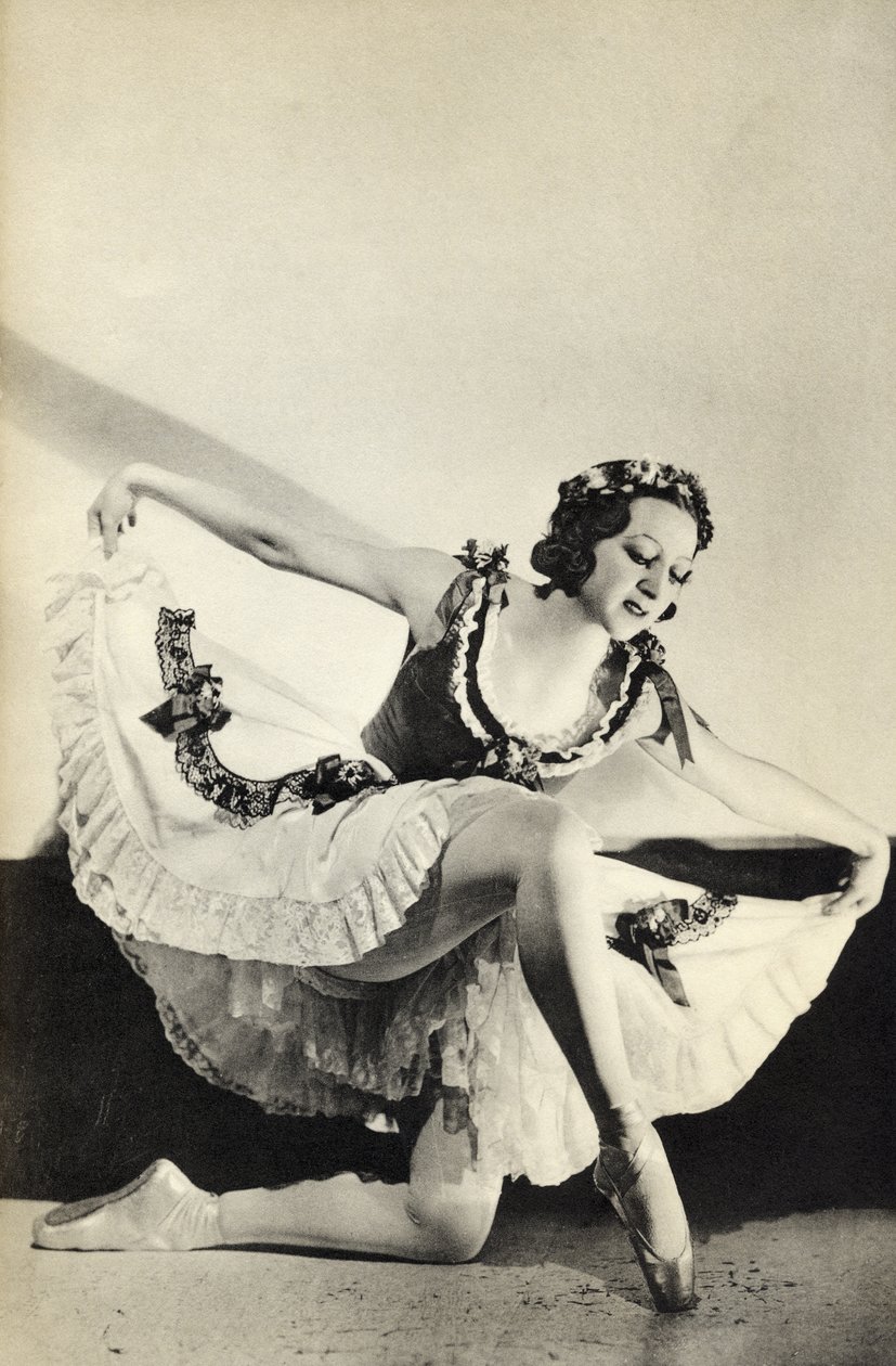 Aleksandra Dionisyevna Danilova, de &39;Footnotes to the Ballet&39;, publicado em 1938 de Unbekannt Unbekannt