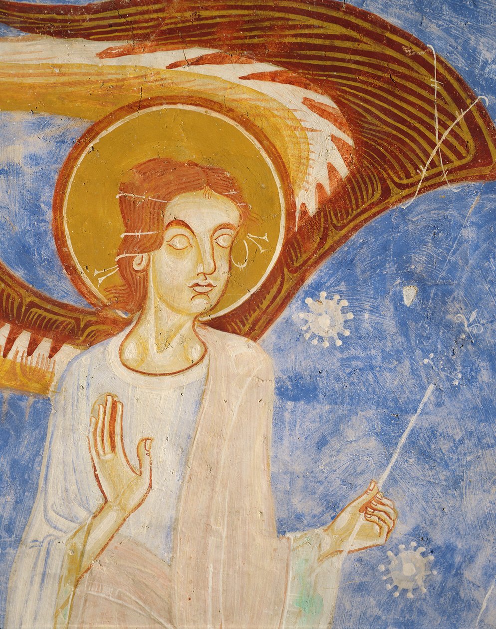 Anjo na parede oeste de Unbekannt Unbekannt