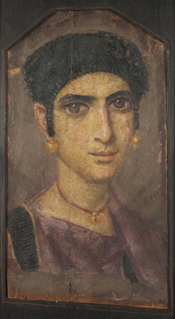 Anônimo - Retrato de uma jovem senhora de Unbekannt Unbekannt