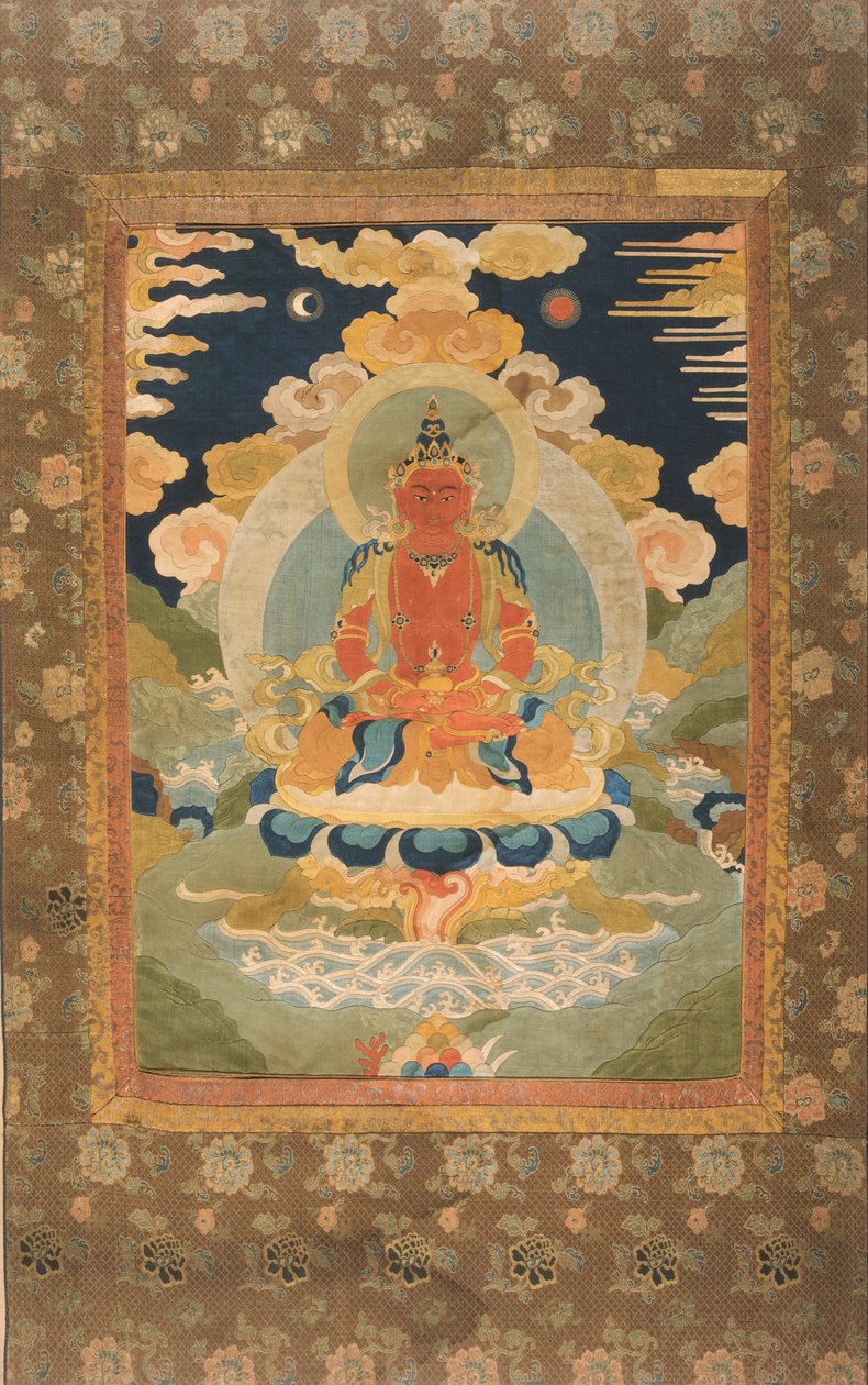 Artista, fabricante desconhecido, chinês - Amitayus, o Bodhisattva da vida sem limites de Unbekannt Unbekannt
