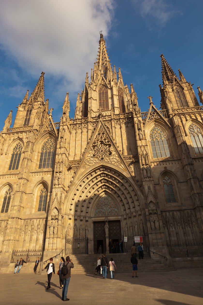 Barcelona, Espanha. A catedral gótica. de Unbekannt Unbekannt