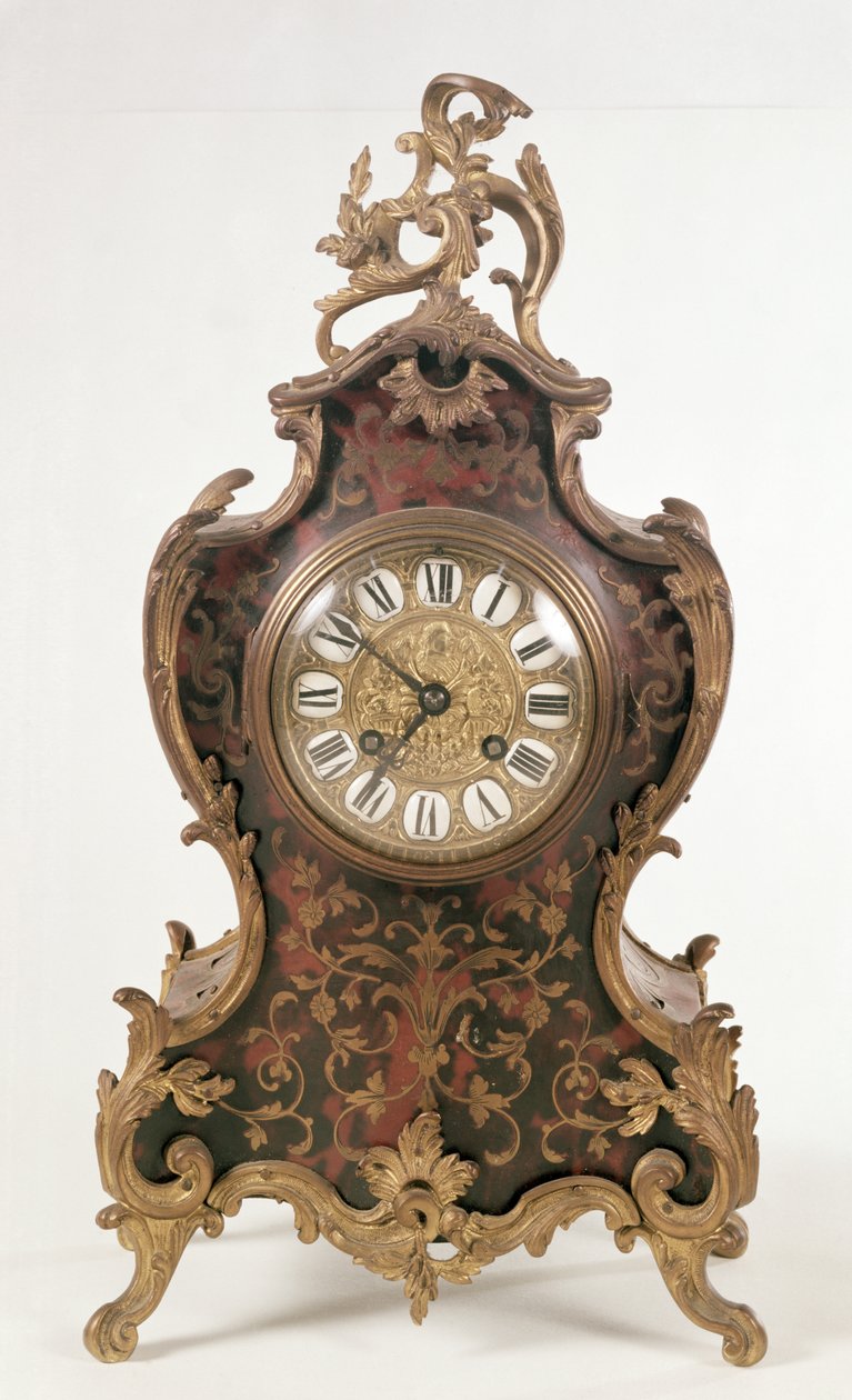 Relógio de suporte Boulle por A.Brocot Delettrez, Paris, final do século XIX de Unbekannt Unbekannt