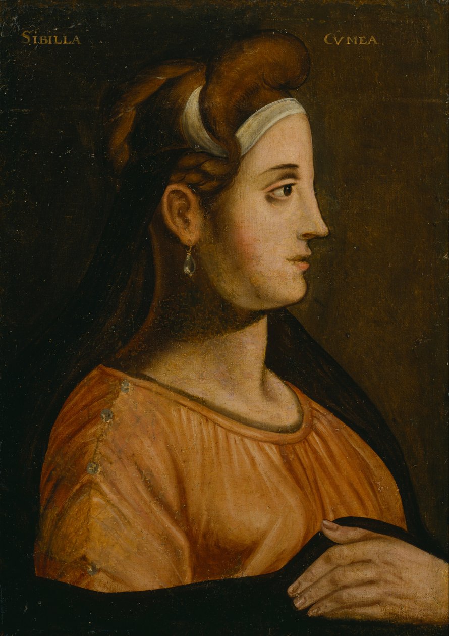 Escola Britânica - Cumaean Sibyl de Unbekannt Unbekannt