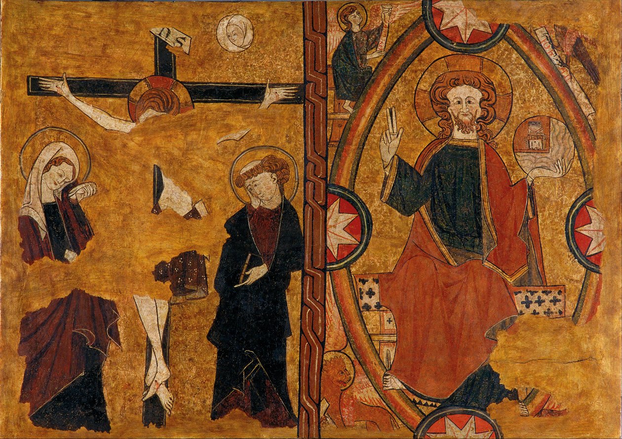 Calvário e Cristo em Majestade de Unbekannt Unbekannt