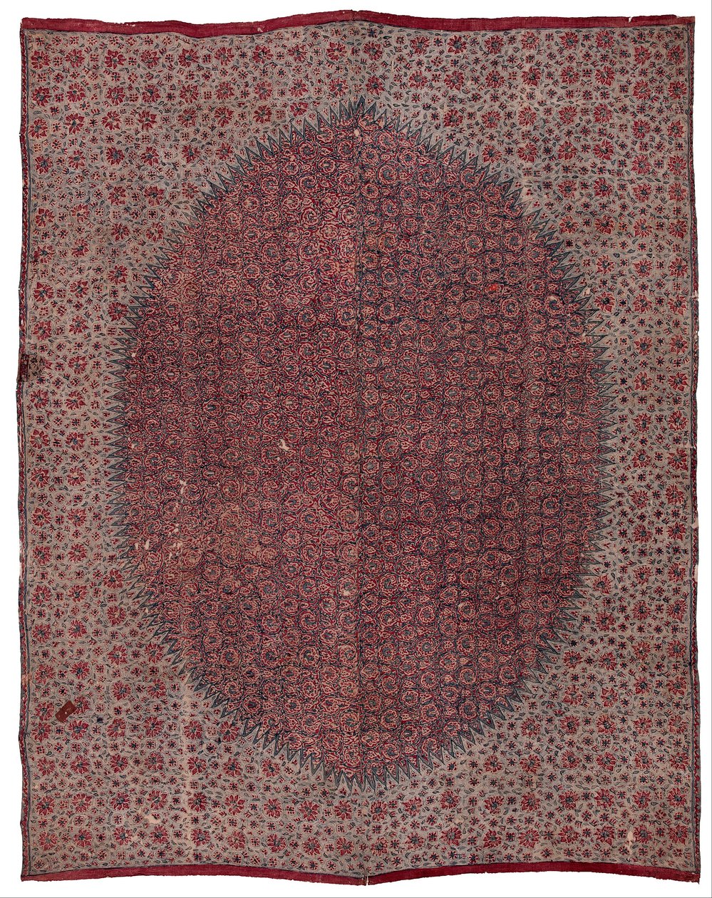 Pano cerimonial e herança sagrada (dodot) com design de chintz floral de Unbekannt Unbekannt