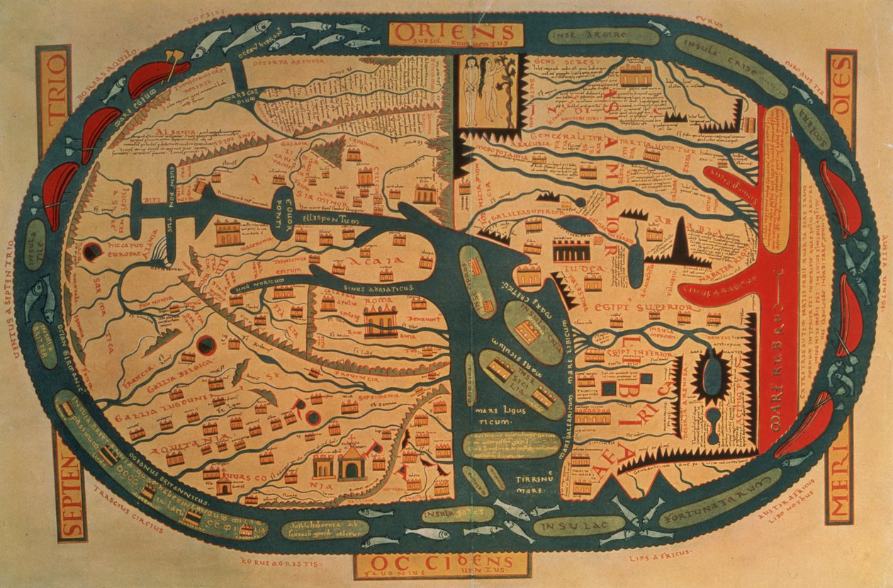 Cópia de um 8o Feliz mappamundi de Unbekannt Unbekannt