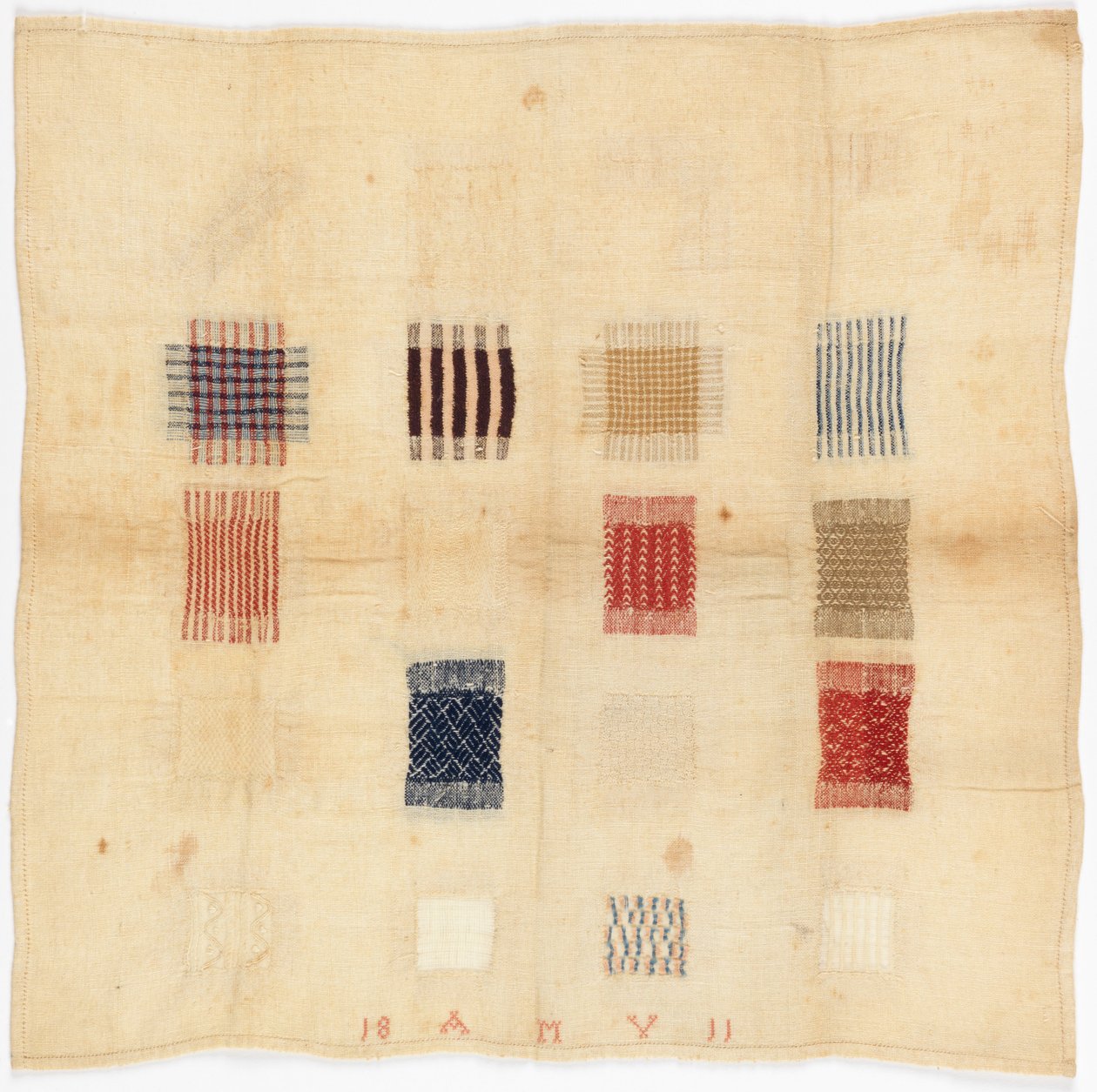 Sampler de Darning de Unbekannt Unbekannt