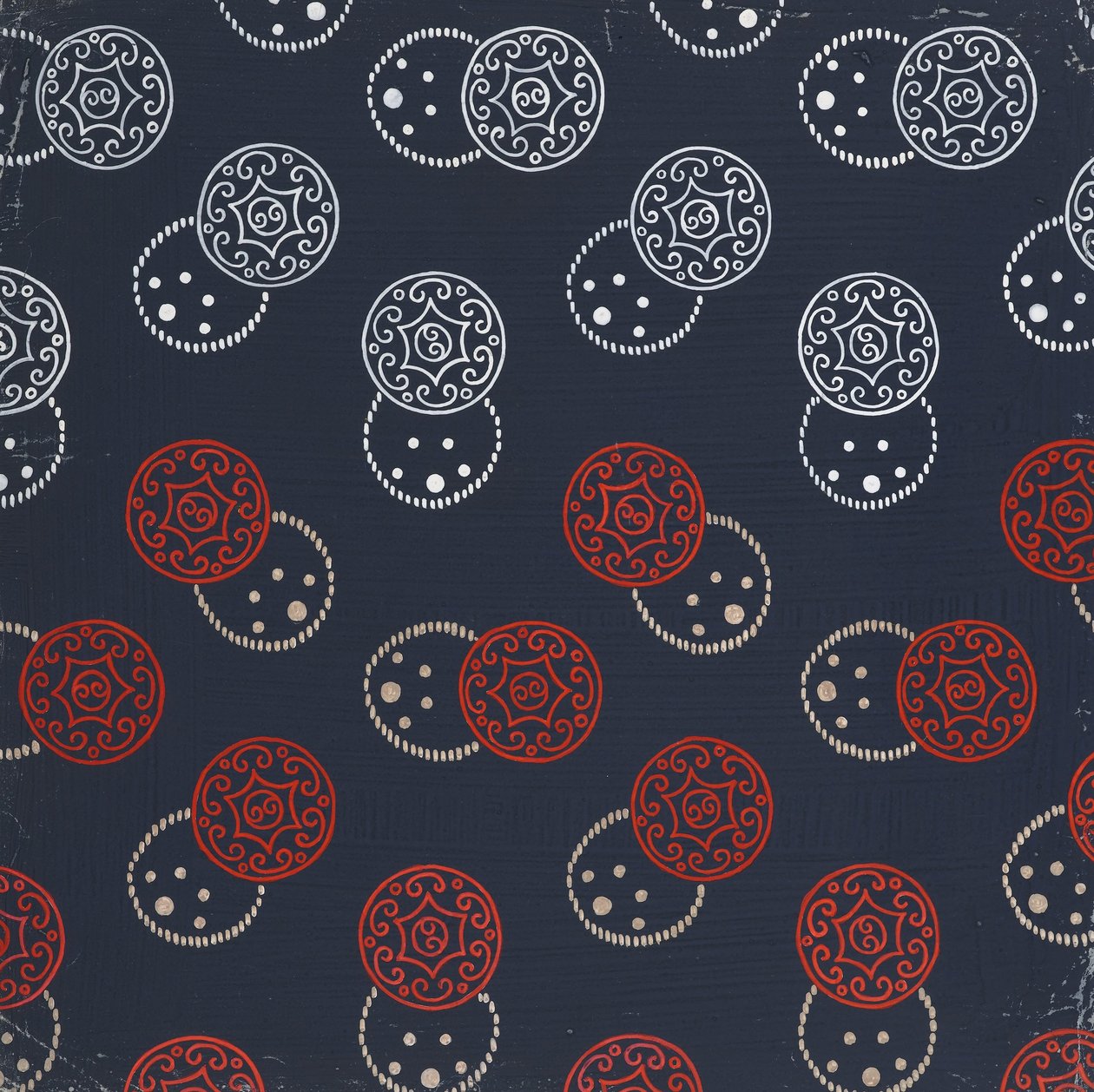 Design para tecido impresso de Unbekannt Unbekannt