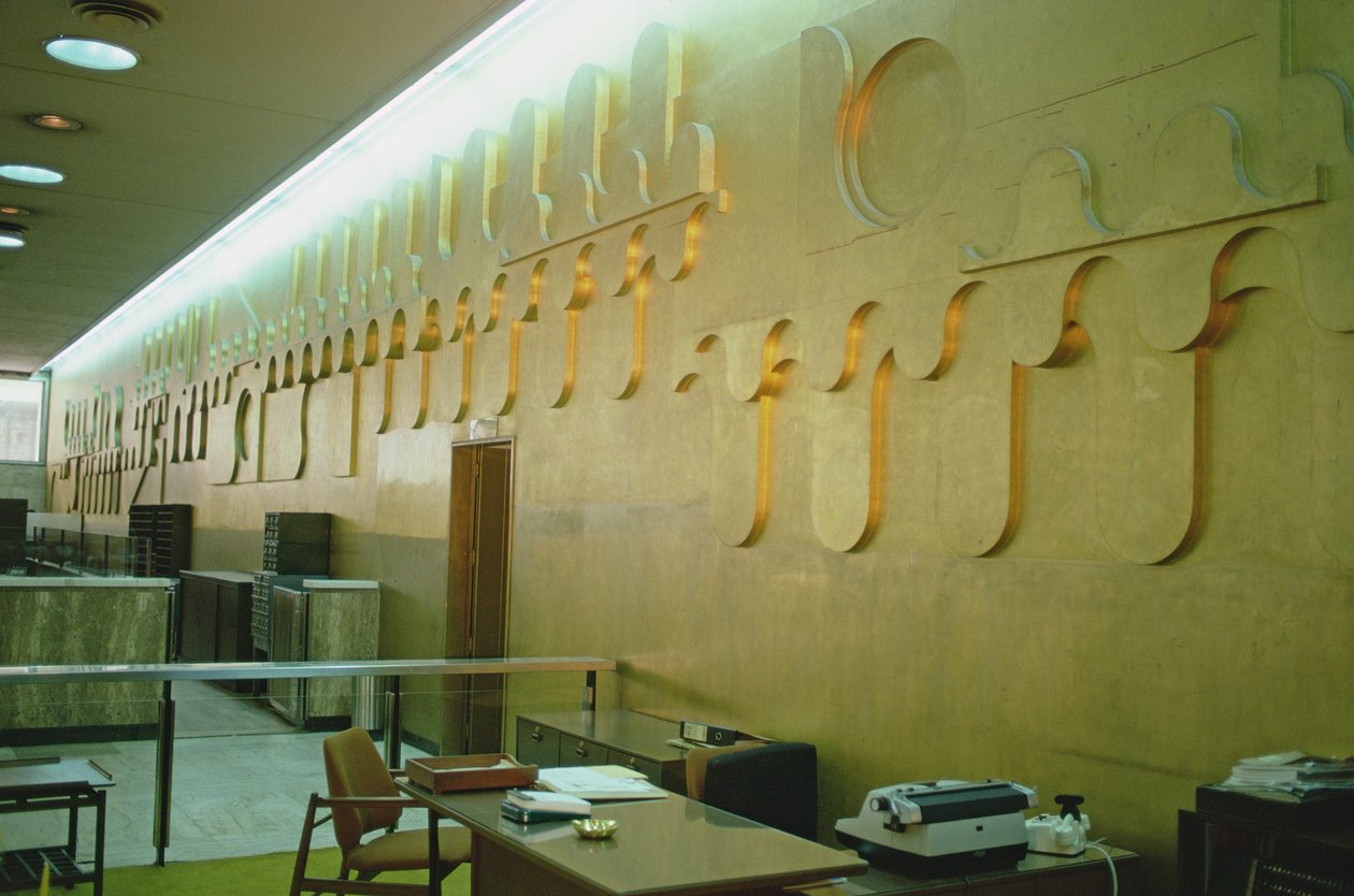 &39;El Dorado&39;, mural em folha de ouro, 1958 de Unbekannt Unbekannt