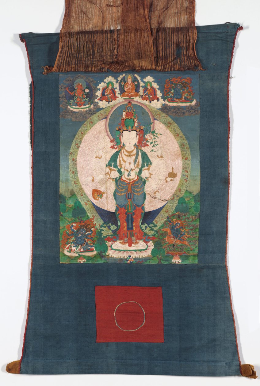 Onze cabeças lideradas por 1.000 Avalokiteshvara armados de Unbekannt Unbekannt